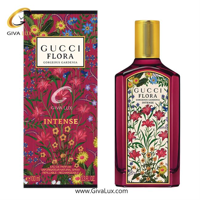  ادو پرفیوم  زنانه گوچی اورجینال مدل Gucci Flora Gorgeous Gardenia Intense | گوچی فلورا گورجس گاردنیا اینتنس حجم  100 میل